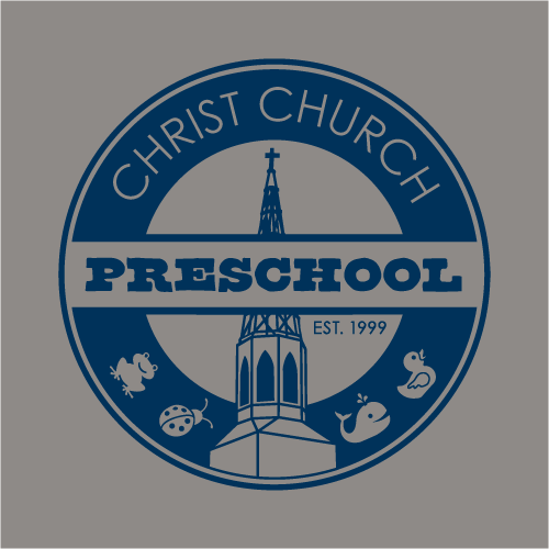 Christ Church Preschool Spirit Gear shirt design - zoomed