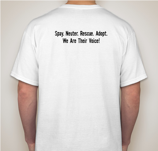 Leann's Animal Rescue Fundraiser - unisex shirt design - back