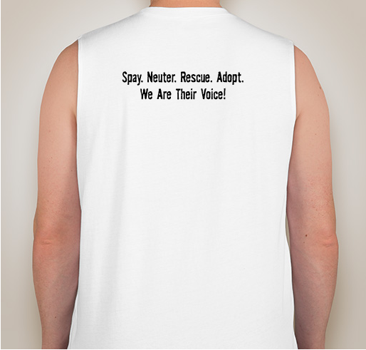 Leann's Animal Rescue Fundraiser - unisex shirt design - back