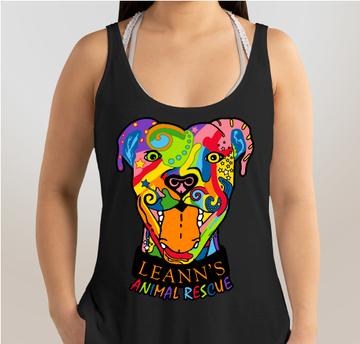 Leann's Animal Rescue Fundraiser - unisex shirt design - front
