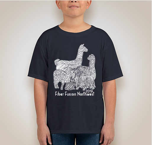 Fiber Fusion Northwest 2019 Fundraiser Fundraiser - unisex shirt design - back