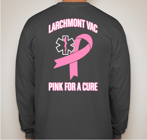 LARCHMONT VAC BREAST CANCER AWARENESS FUNDRAISER Fundraiser - unisex shirt design - back