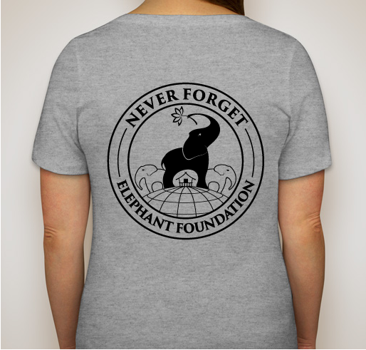 Bringing Elephants Home Fundraiser - unisex shirt design - back