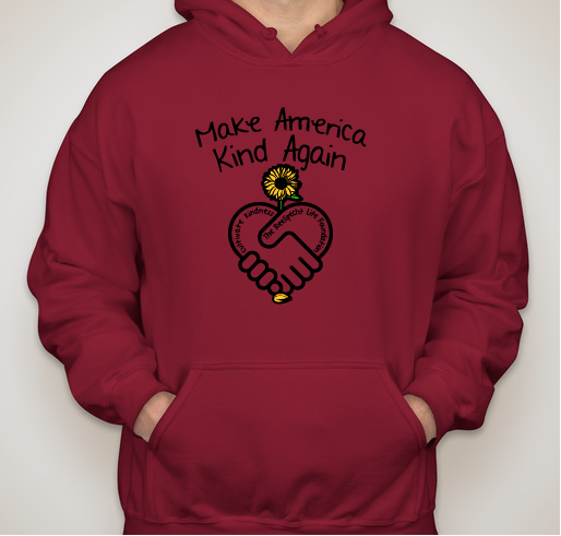 ReesSpecht Life's campaign to Make America Kind Again. Fundraiser - unisex shirt design - front