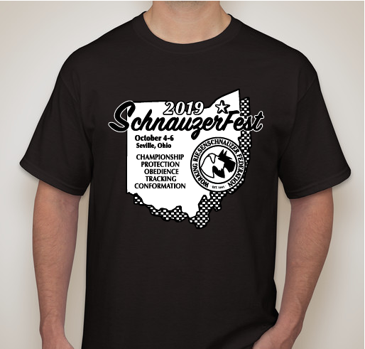 WRSF Schnauzerfest 2019 T-shirt Fundraiser - unisex shirt design - front