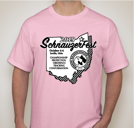 WRSF Schnauzerfest 2019 T-shirt Fundraiser - unisex shirt design - front
