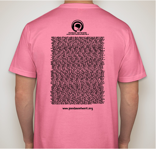 EXTENDED THRU SEPT 17th !!!!!!2019 PANDAS/PANS AWARENESS Shirt Fundraiser - unisex shirt design - back