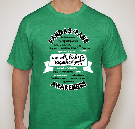 EXTENDED THRU SEPT 17th !!!!!!2019 PANDAS/PANS AWARENESS Shirt Fundraiser - unisex shirt design - front