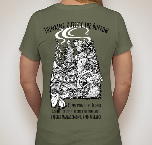 Gopher Tortoise Council 2019 Fundraiser - unisex shirt design - back