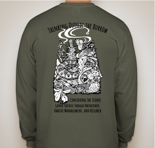 Gopher Tortoise Council 2019 Fundraiser - unisex shirt design - back
