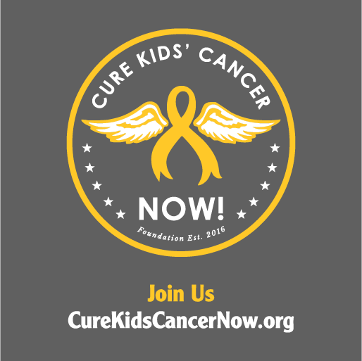 2019 Cure Kids' Cancer Now! Foundation Launch & Emmi Grace's 4th Birthday Project shirt design - zoomed
