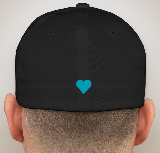 Perthes Kids Foundation sports cap (black) Fundraiser - unisex shirt design - back