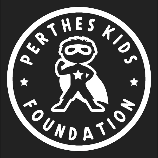 Perthes Kids Foundation sports cap (black) shirt design - zoomed