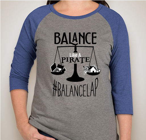 Balance Like a Pirate for Mental Health Awareness and Suicide Prevention Fundraiser - unisex shirt design - front