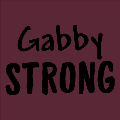 Gabby Strong shirt design - zoomed