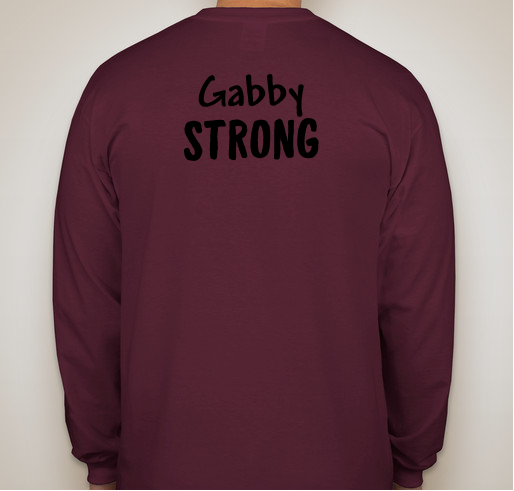 Gabby Strong Fundraiser - unisex shirt design - back