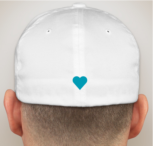 Perthes Kids Foundation sports cap (white) Fundraiser - unisex shirt design - back
