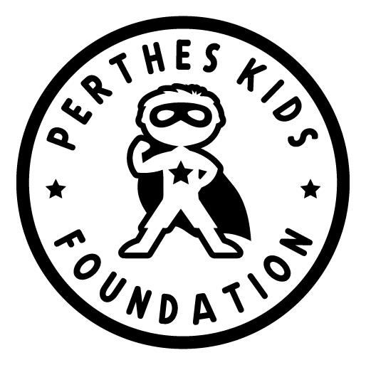 Perthes Kids Foundation sports cap (white) shirt design - zoomed