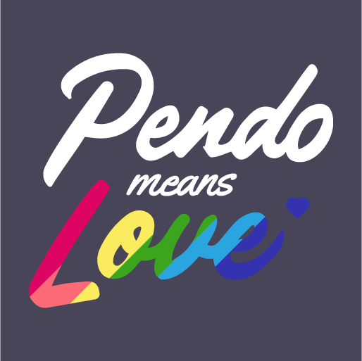Pendo Means Love - Prevent LGBTQ youth suicide shirt design - zoomed