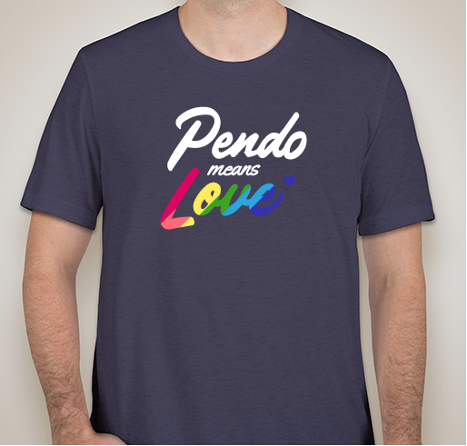 Pendo Means Love - Prevent LGBTQ youth suicide Fundraiser - unisex shirt design - small