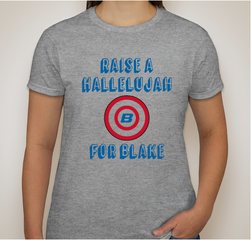 Raise a Hallelujah for Blake Fundraiser - unisex shirt design - front