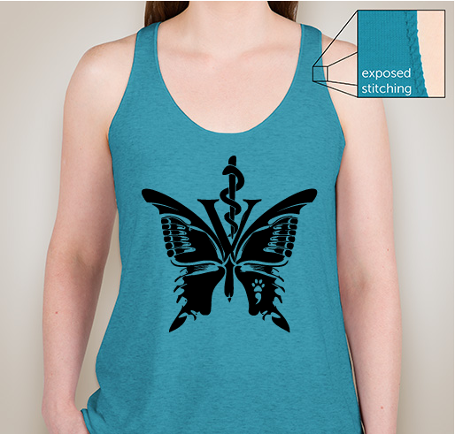 Vet Med After Hours You Matter Butterfly Tank Fundraiser - unisex shirt design - front