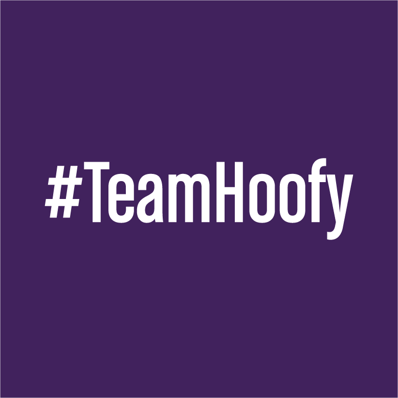 No one fights alone #TeamHoofy shirt design - zoomed