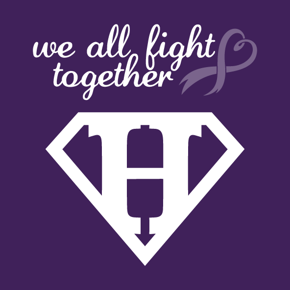No one fights alone #TeamHoofy shirt design - zoomed