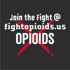 Join The Fight Against Opioids shirt design - zoomed