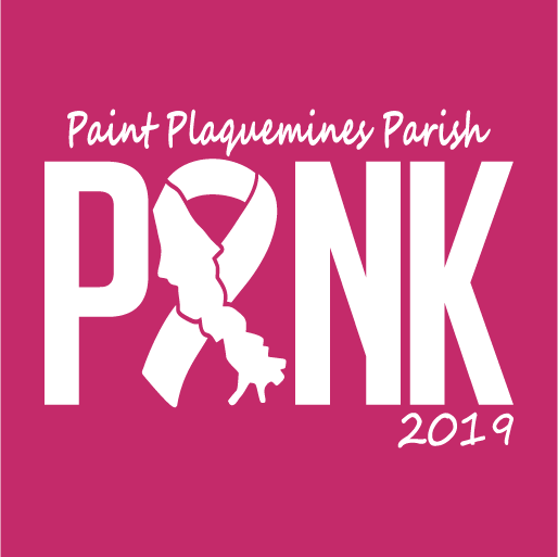 Paint Plaquemines Parish Pink shirt design - zoomed
