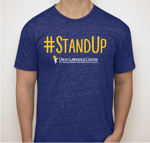 #StandUp for Recovery with DLC Fundraiser - unisex shirt design - front