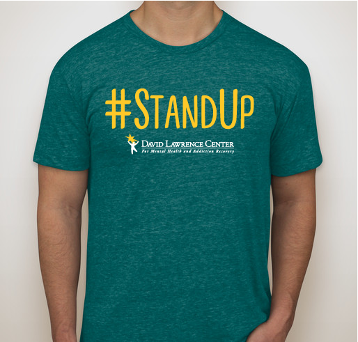 #StandUp for Recovery with DLC Fundraiser - unisex shirt design - front