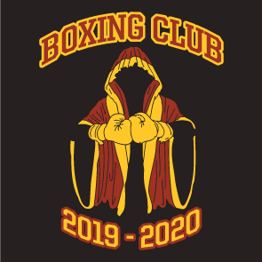 Boxing Club Fundraiser shirt design - zoomed