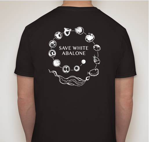 Save White Abalone Fundraiser - unisex shirt design - back