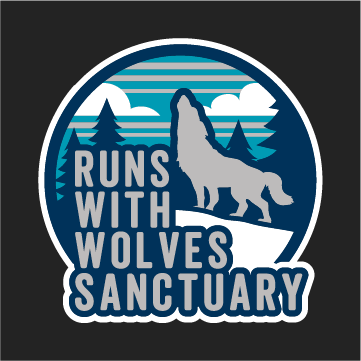 Runs With Wolves Sanctuary - Hats shirt design - zoomed