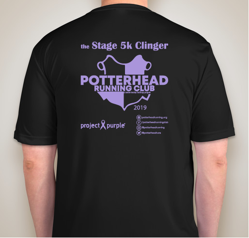 Stage 5k Clinger Fundraiser - unisex shirt design - back