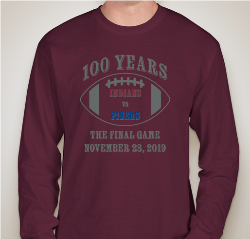 Centennial: 100 Years of Football (Long Sleeve) Fundraiser - unisex shirt design - front