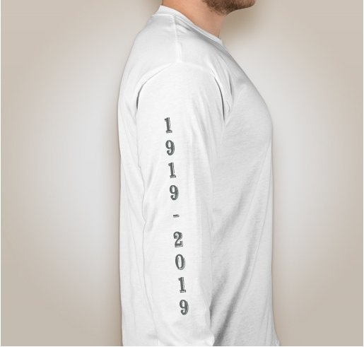 Centennial: 100 Years of Football (Long Sleeve) shirt design - zoomed