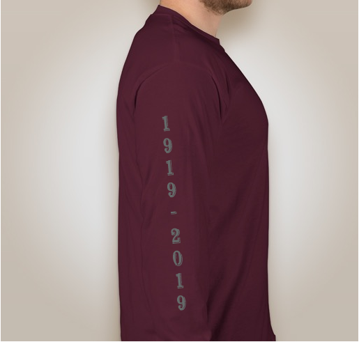 Centennial: 100 Years of Football (Long Sleeve) shirt design - zoomed