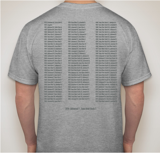Centennial: 100 Years of Football (Short Sleeve) Fundraiser - unisex shirt design - back