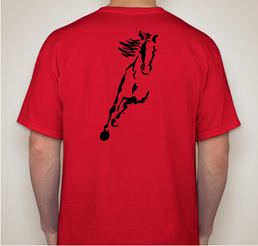 Spirit Open Equestrian Fundraiser - unisex shirt design - back