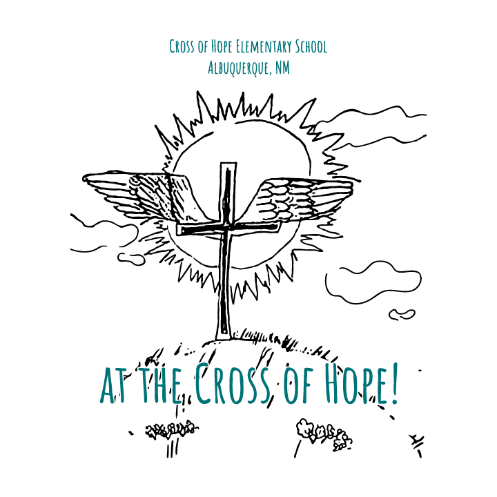 Cross of Hope Elementary School Scholarship Fund shirt design - zoomed