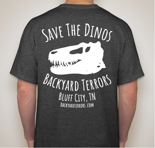 Save The Dinos Fundraiser - unisex shirt design - back