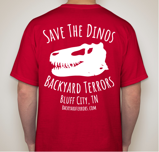 Save The Dinos Fundraiser - unisex shirt design - back