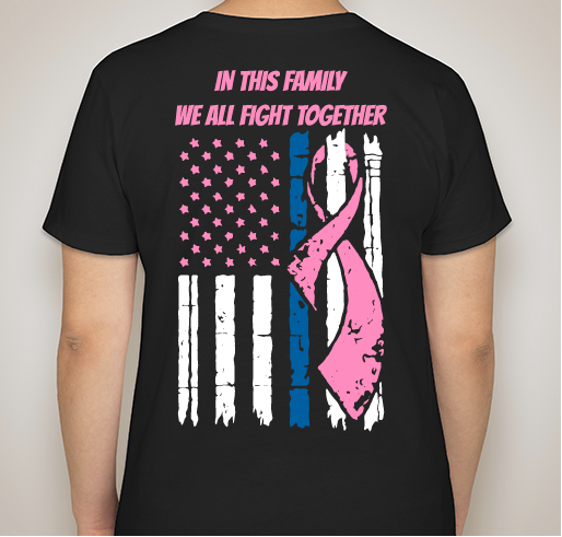 BOP Breast cancer awareness Fundraiser - unisex shirt design - back