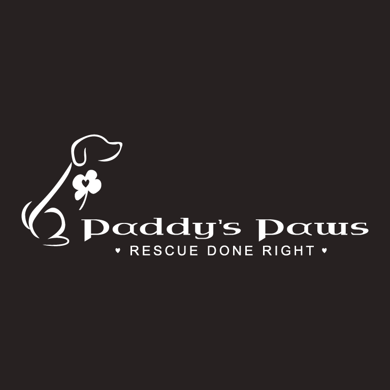 Paddy's Paws Fundraiser: Rescued is My Favorite Breed! shirt design - zoomed