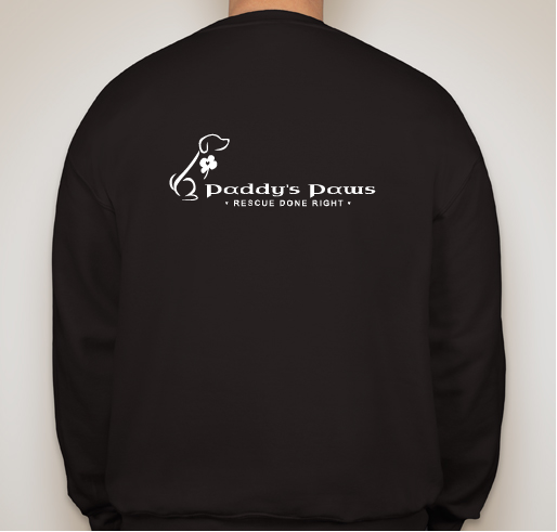 Paddy's Paws Fundraiser: Rescued is My Favorite Breed! Fundraiser - unisex shirt design - back