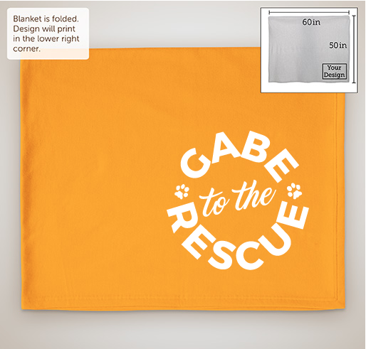 Gabe to the Rescue! - Blankets Fundraiser - unisex shirt design - front