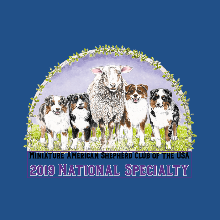 2019 National Specialty shirt design - zoomed