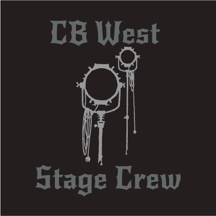 Central Bucks West Harlequin Club Stage Crew shirt design - zoomed